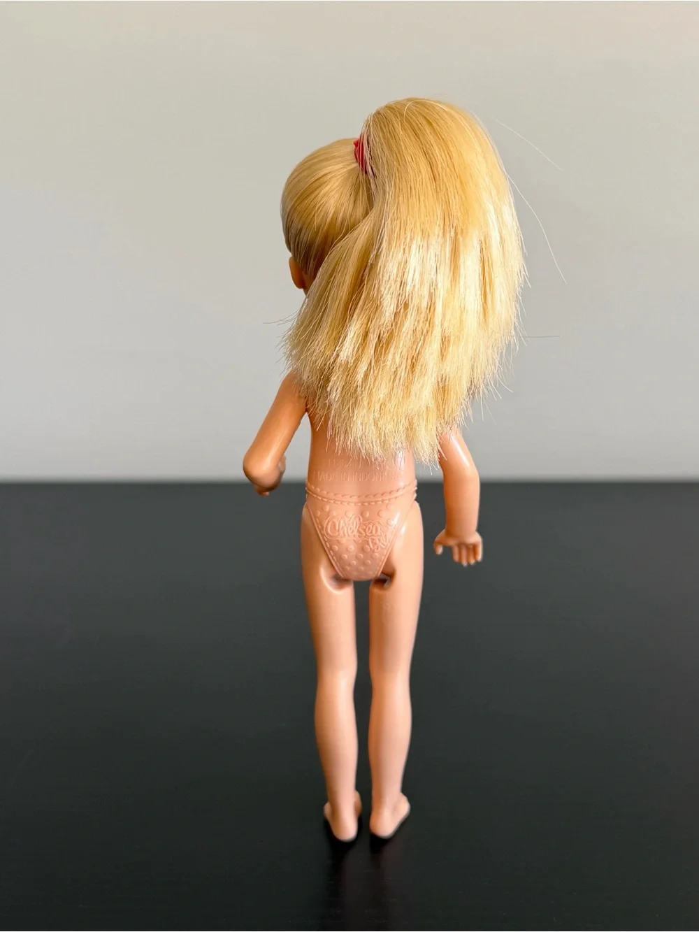Mattel Barbie Chelsea Doll Blonde Ponytail Blue Eyes 5.5in